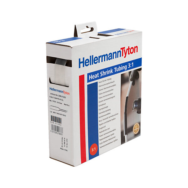 HellermannTyton Schrumpfschlauch HIS-3-12/4-POX-CL